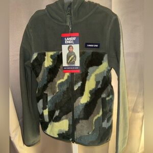 Lands End Size 6 Zip Up Sweater